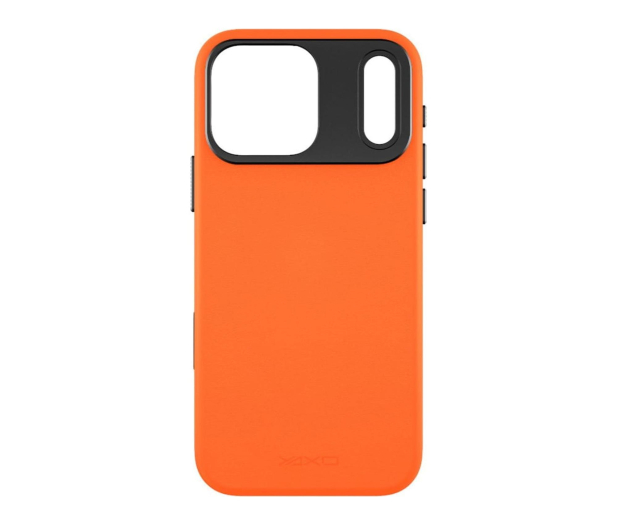 YAXO Leather Gear Slim Case MagSafe iPhone 17 Pro Magma Orange - 1455892 - zdjęcie